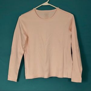 Light Pink Long Sleeved Shirt, size XS Petite